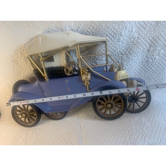 Burwood Co Antique 3D Blue Model-T Car Wall Art Plaque Model #2028-1 Vintage - Picture 8 of 10